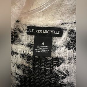 Lauren Michelle Sweater black and white Size M